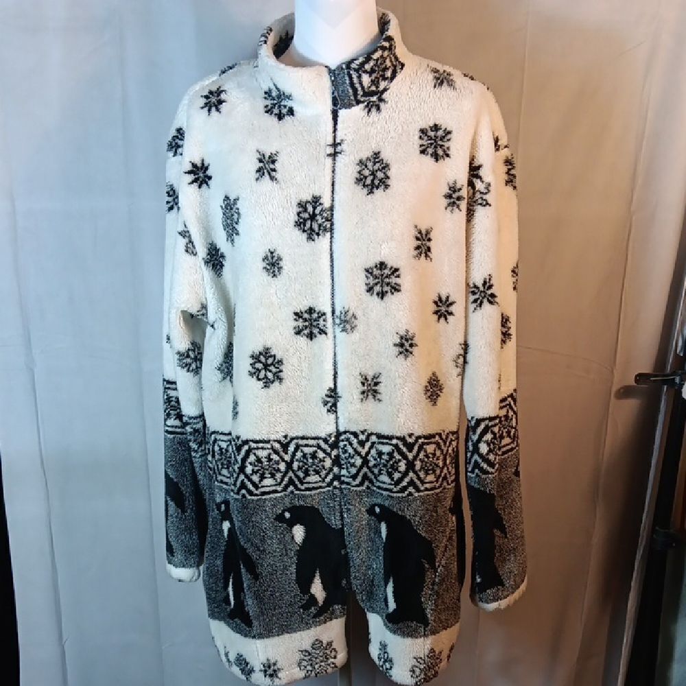 Black Mountain Full Zip Fleece Jacket With Pockets